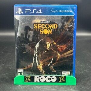 inFAMOUS: Second Son Limited Edition PS4 (Sony PlayStation 4, 2014) No Manual